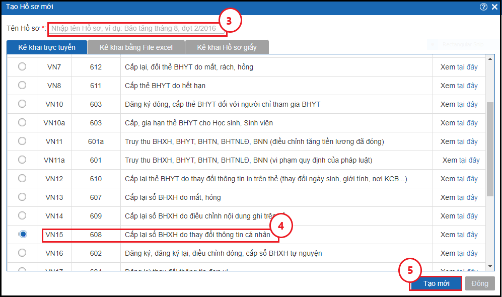 Các mẫu chính thức Mẫu 609 BHXH Miễn phí cho tất cả các khách hàng