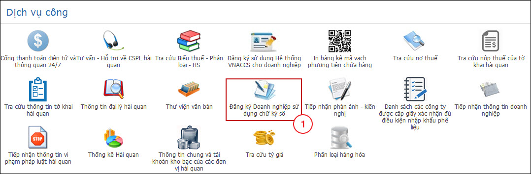 Hướng dẫn cập nhật thông tin Chữ ký số lên hệ thống Hải quan điện ...